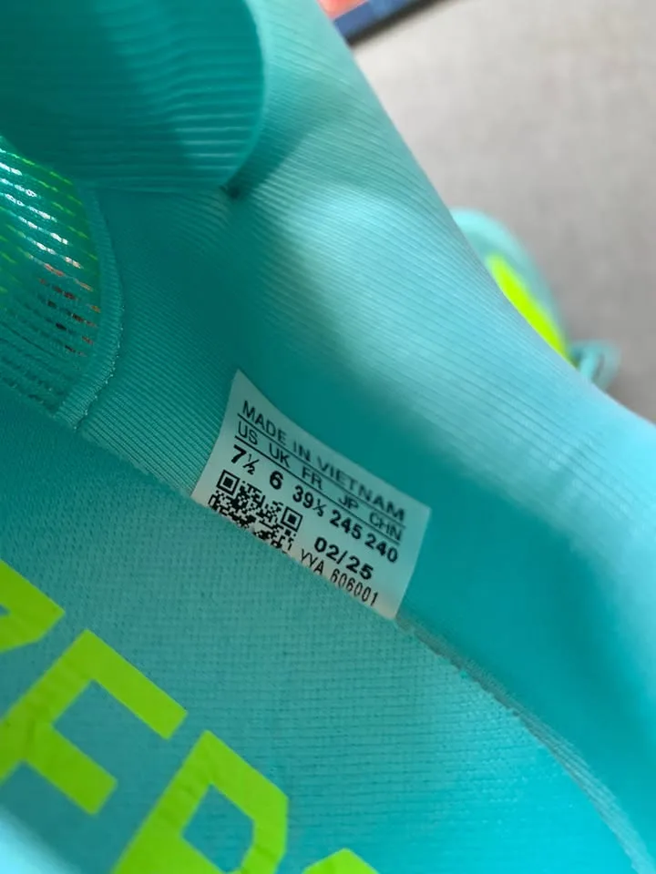 Adidas Adizero Evo SL Flash Aqua Lucid Lemon