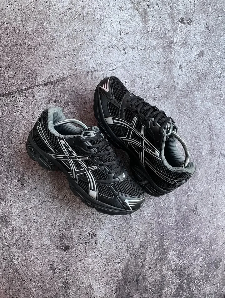 Asics Gel-1130 Black Gray Pure Silver