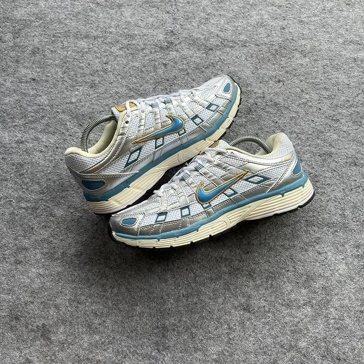 Nike P-6000 silver white blue