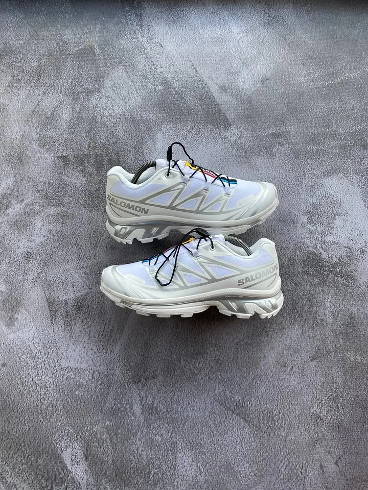 Salomon XT-6 white silver