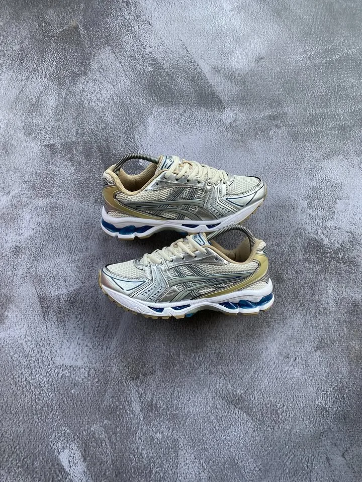 Asics Gel Kayano 14 Cream Pure Silver   Cek Stock Ready