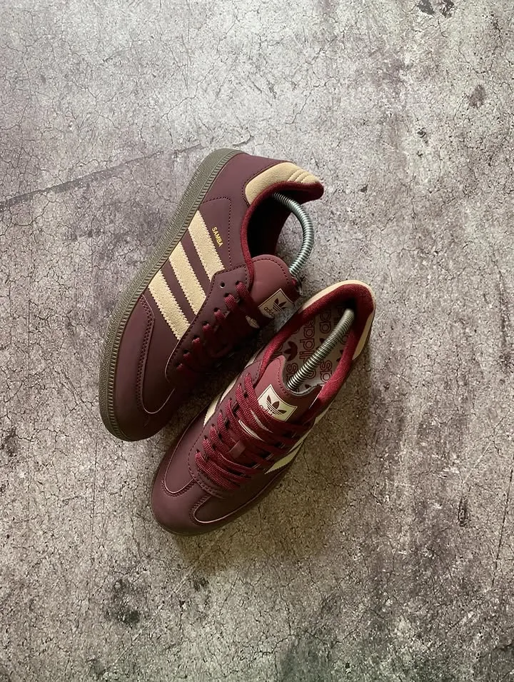 Adidas Samba OG Maroon Crystal Sand